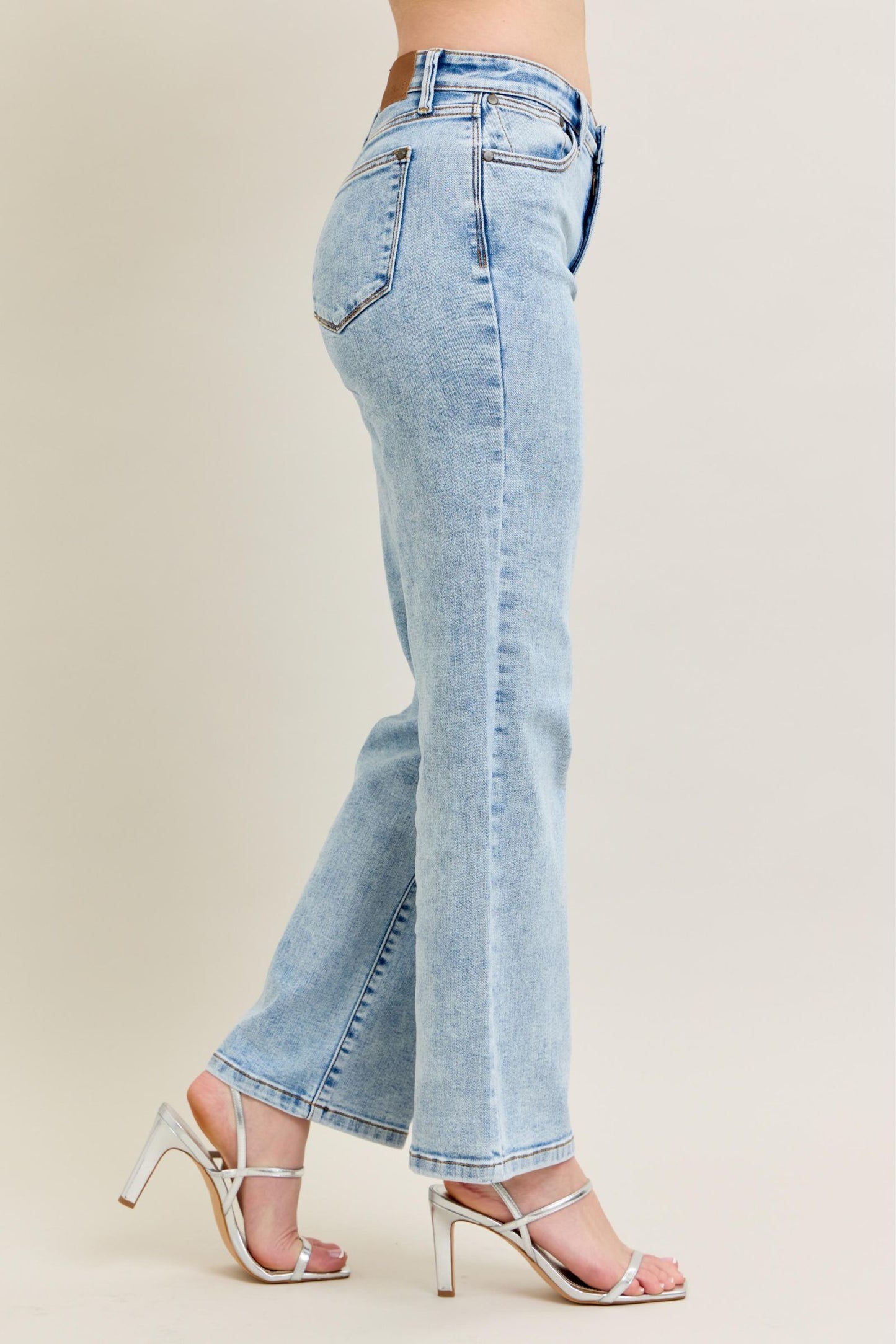 Judy Blue Stone Wash Straight Leg Jean