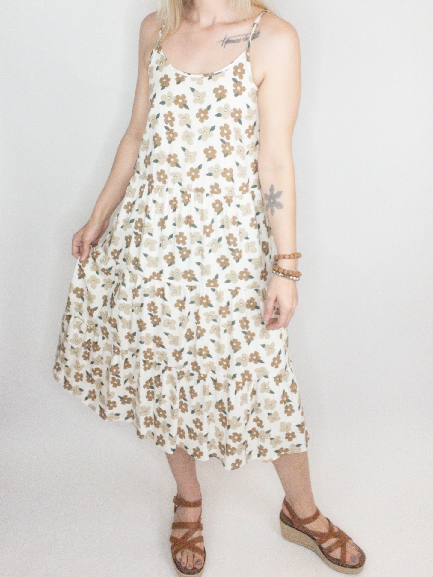 Mikarose Floral Collyns Midi Dress