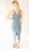 Ribbed Mineral Wash Dress