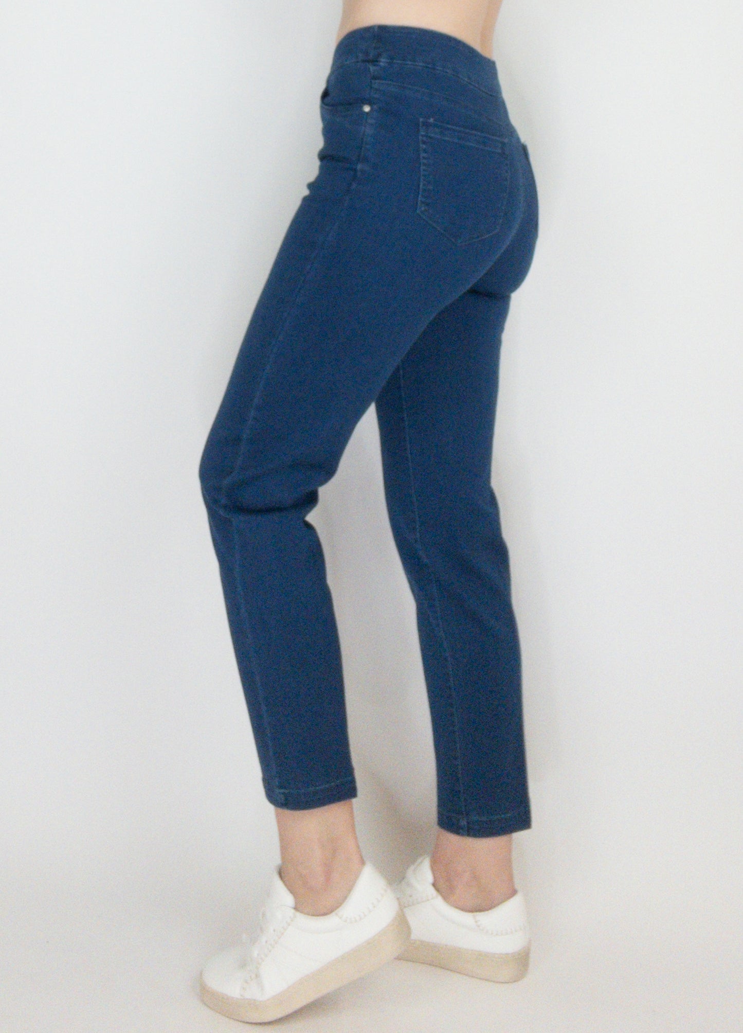 Lulu-B Pull-On Denim Ankle Pant
