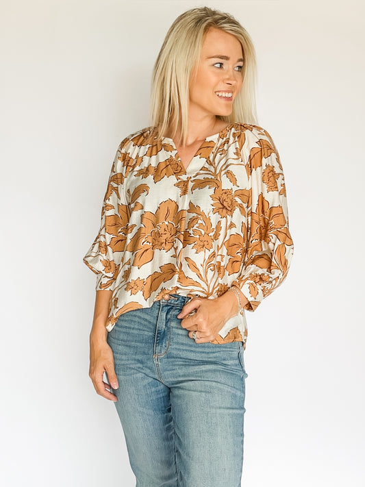 Almond Bloom Blouse