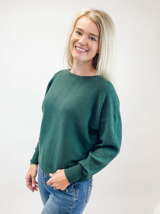 Evergreen Cozy Sweater
