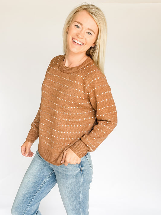 Chai Latte Camel Sweater