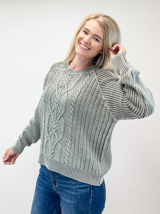 Dusty Sage Dream Sweater