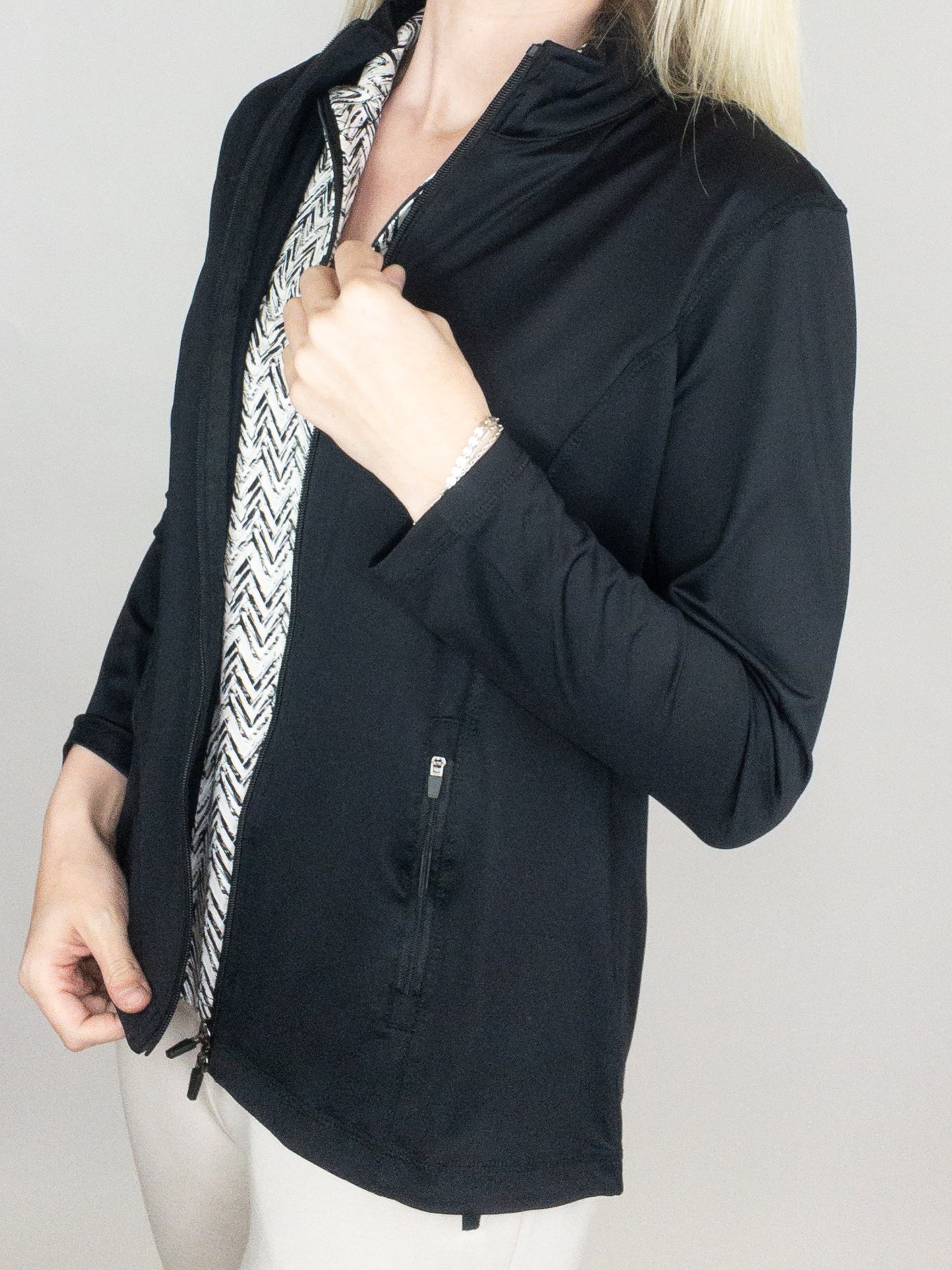 Lulu-B Black Zip Jacket