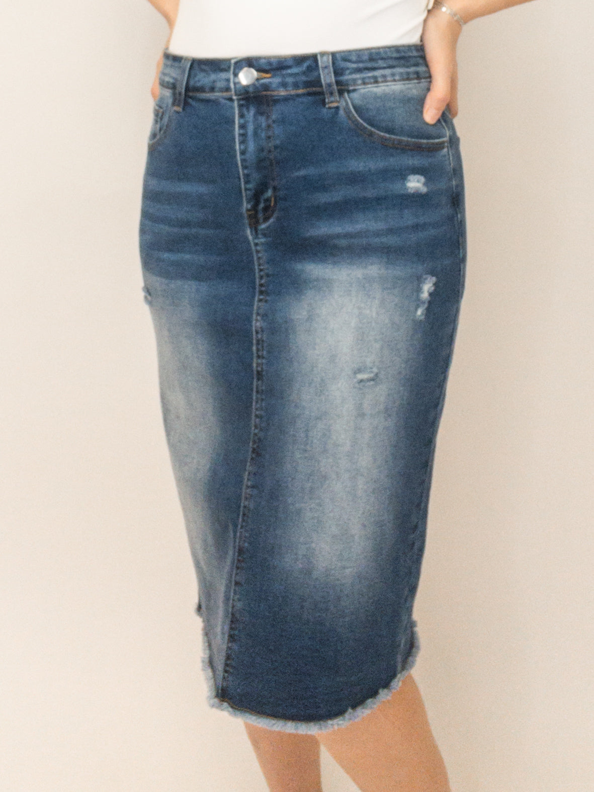 Denim Blue Skirt