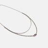 Oval Pendant Layered Necklace