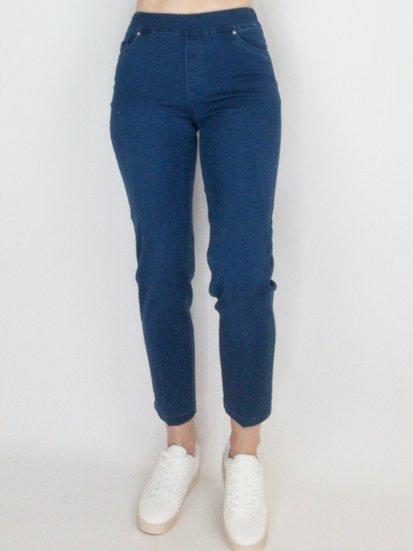 Lulu-B Pull-On Denim Ankle Pant