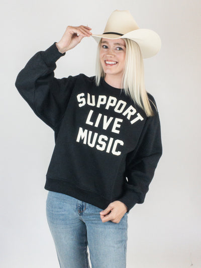 Support Live Music Sweatshirt