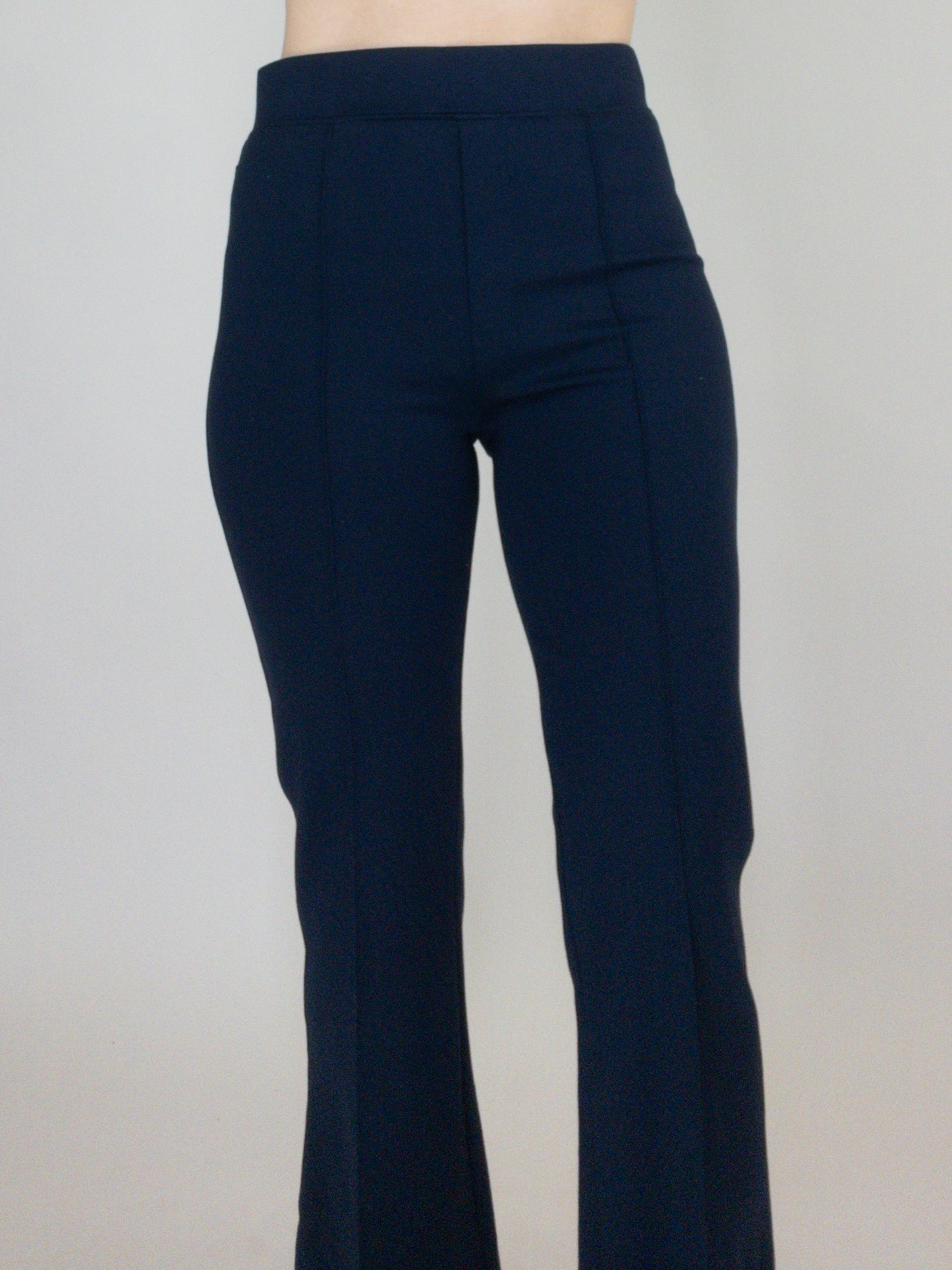 Navy Stretch Lulu-B Wide Leg Legging