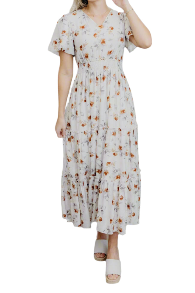 Eden Dress Copper Blossom