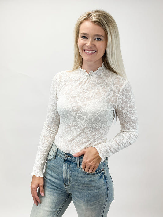 Lacey Layer Top - Ivory