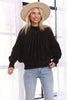 Gold Lurex Fuzzy Sweater