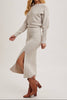 Luxe Knit Midi Sweater Dress