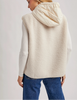Ecru Sherpa Hooded Vest