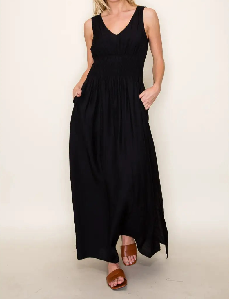 Lola Maxi Dress - Black