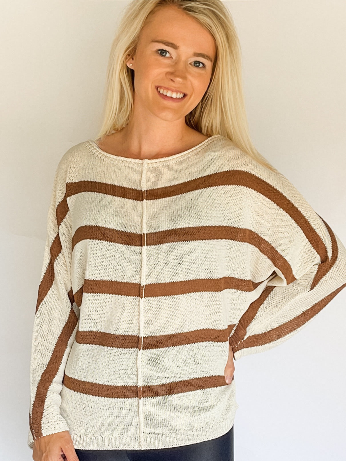 Coco Stripe Lightweight Sweater