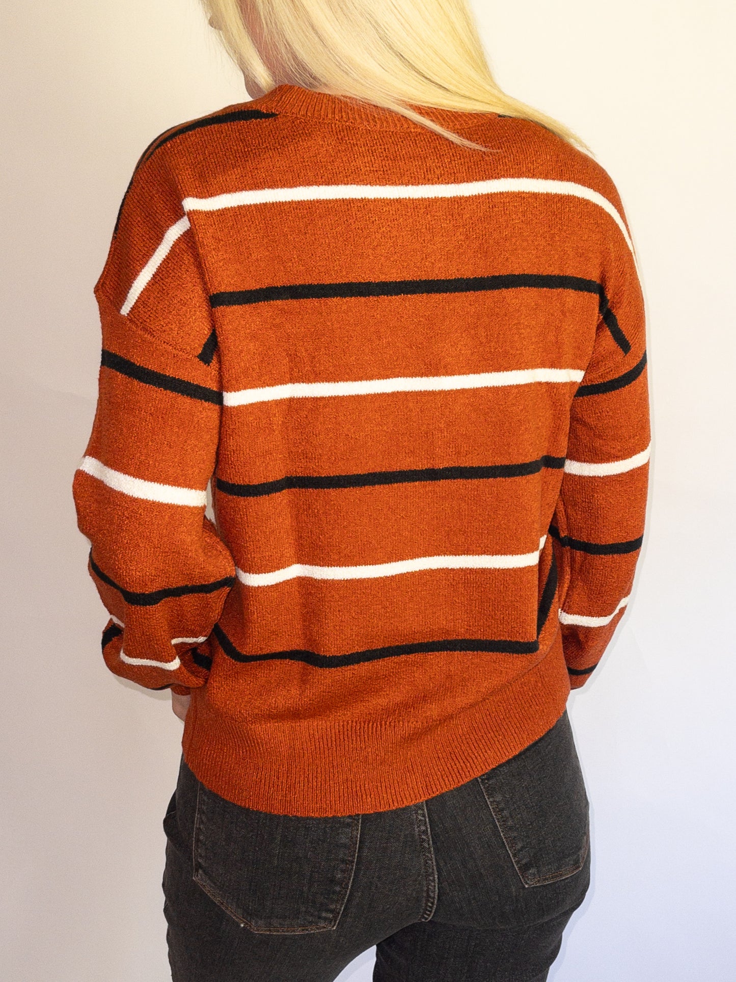 Autumn Stripe Lightweight Sweater