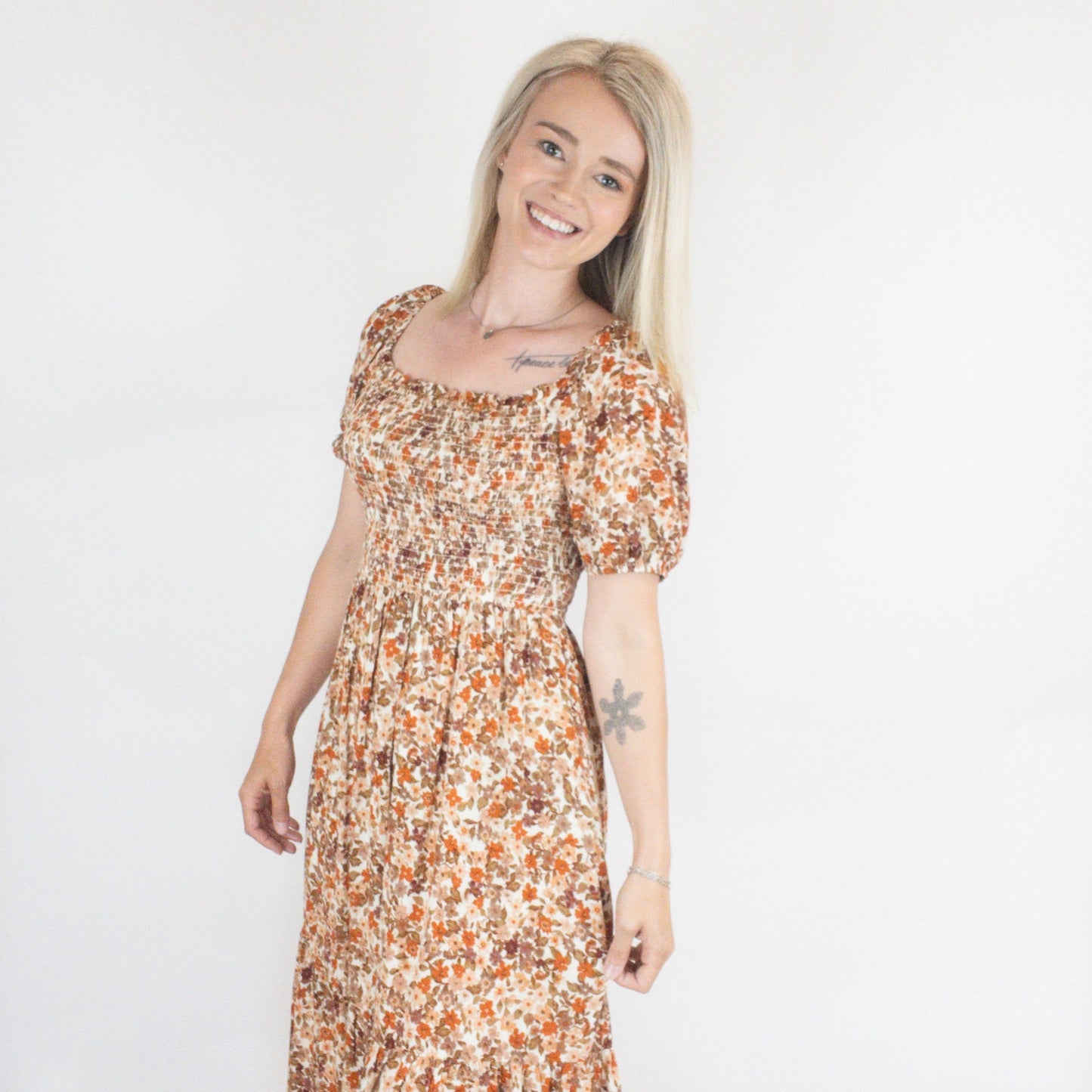 Vintage Floral Dress