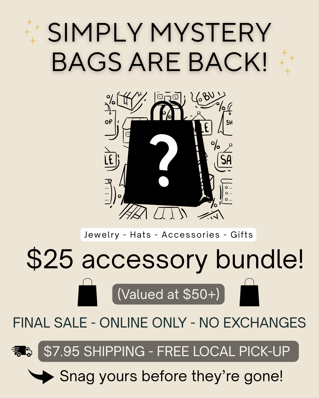 $25 Accessory Mystery Bag