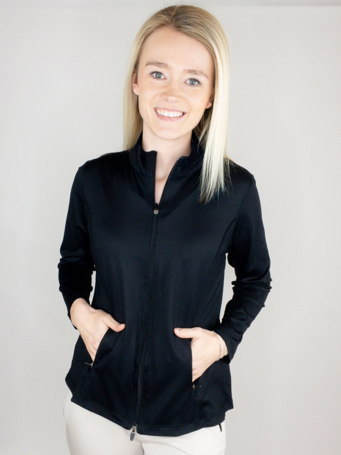 Lulu-B Black Zip Jacket