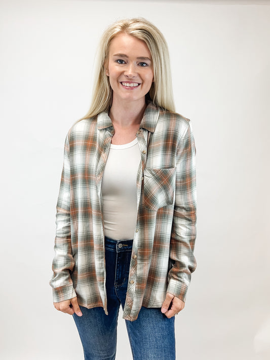 Robertson Plaid Longsleeve Button Up Shirt