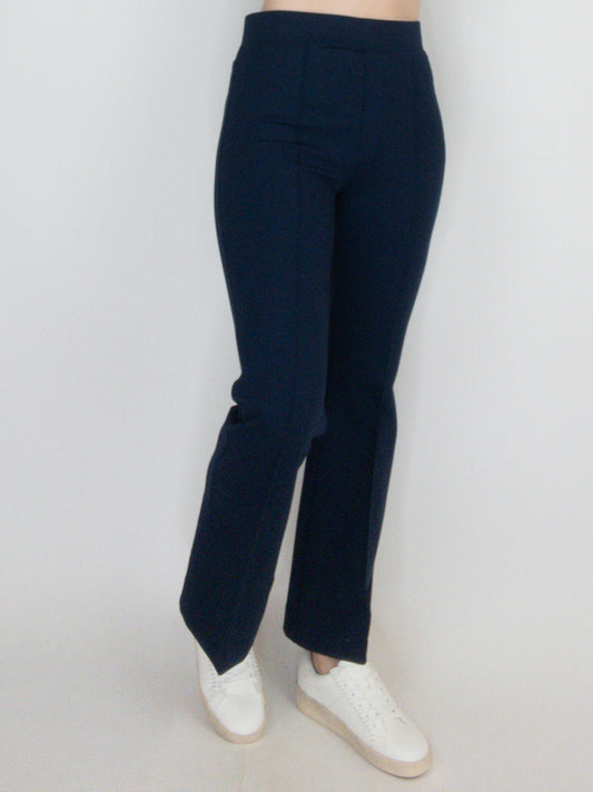 Navy Stretch Lulu-B Wide Leg Legging