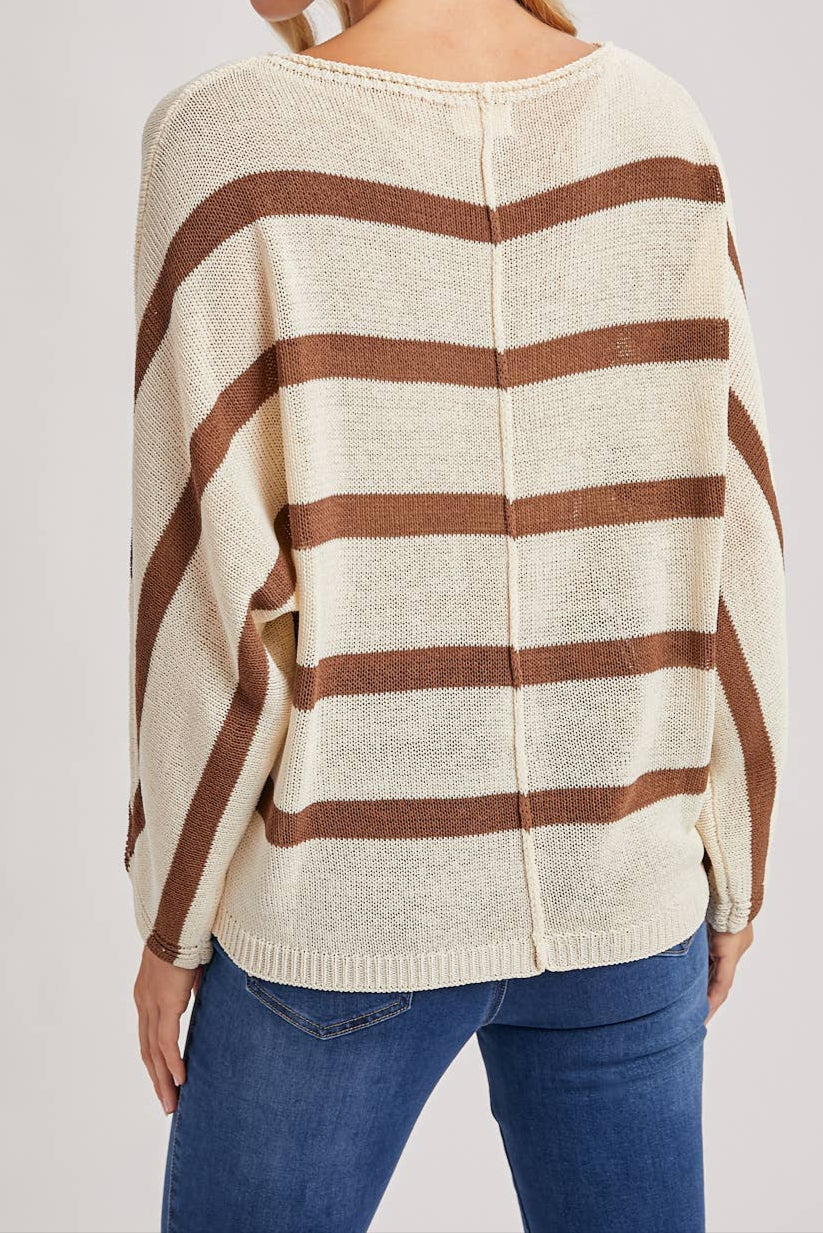 Coco Stripe Lightweight Sweater