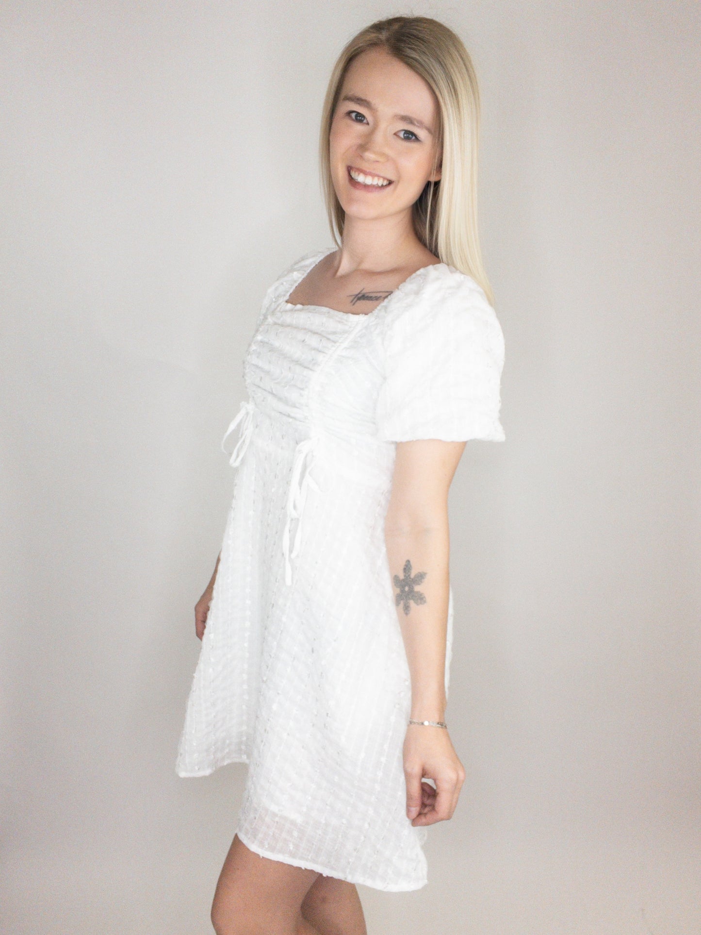 Saylor White Dress