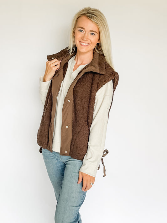 Coco Fleece Sherpa Vest