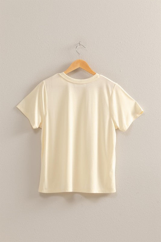 Whip Cream Basic T Shirt