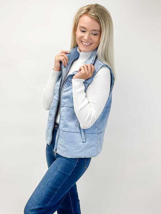 Denim Drift Vest