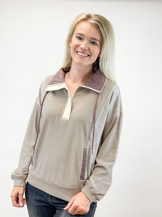 Cloud Nine Half-Zip - Purple