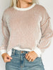 Almond Latte Ribbed Sweater
