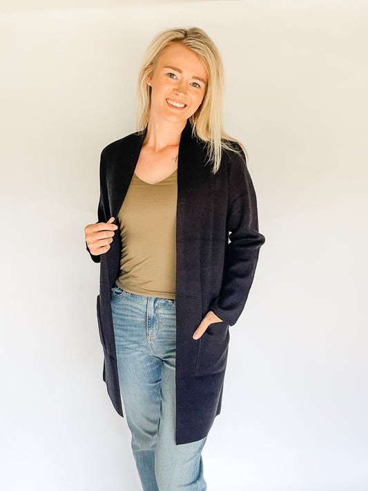 Ultra Soft Cardi - Black
