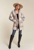 Cozy Checker Sweater Cardigan