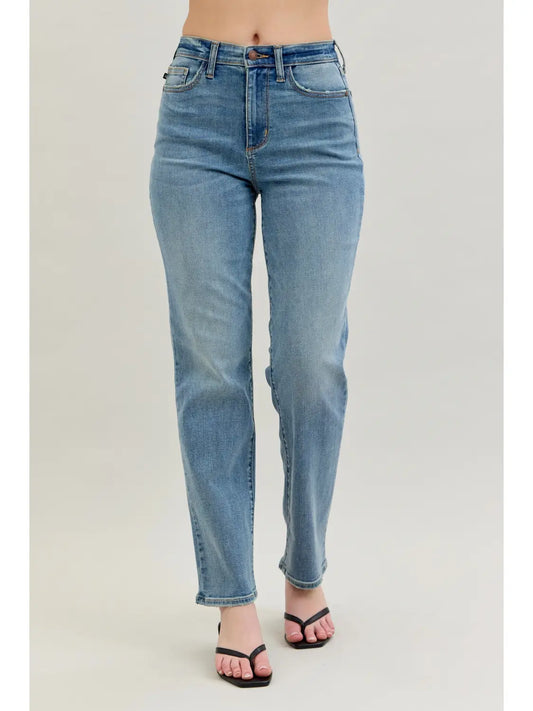 High Waist Straight Fit Jean