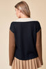 Neutral Color Block Top