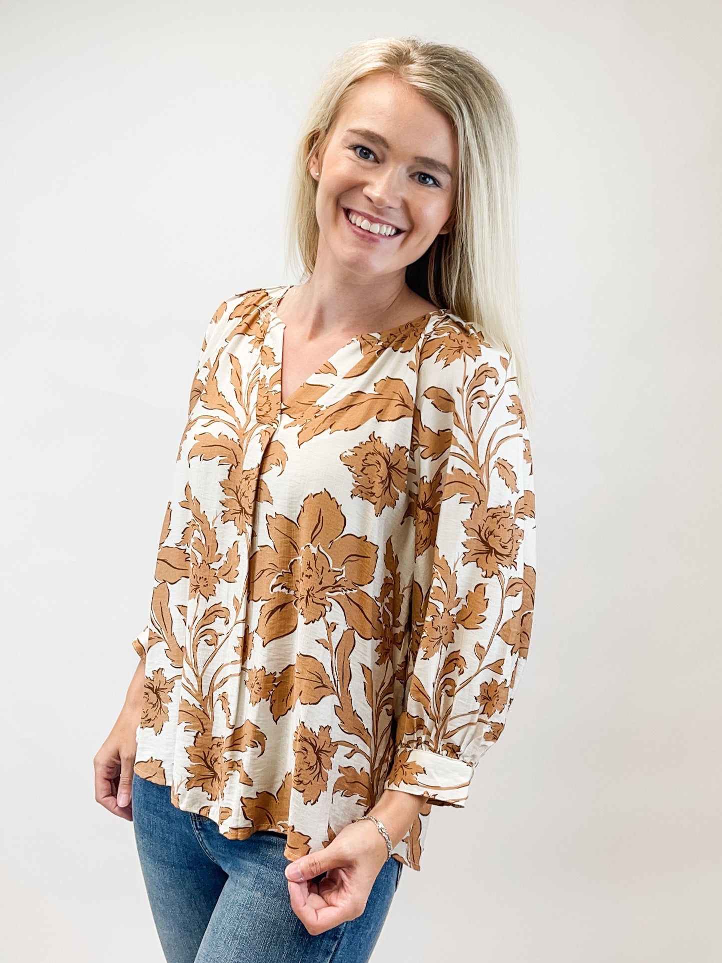 Almond Bloom Blouse