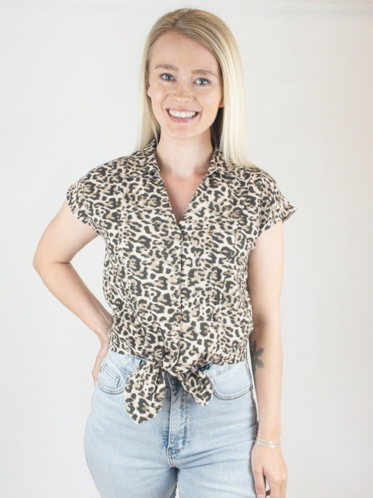 Leopard Top