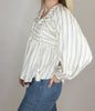 Blue Stripe Blouse