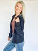 Black Suede Bomber Jacket