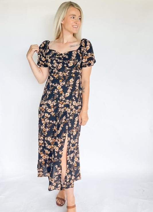 Merigold Floral Sweetheart Dress
