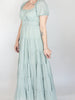 Sea Mist Tiered Maxi Dress