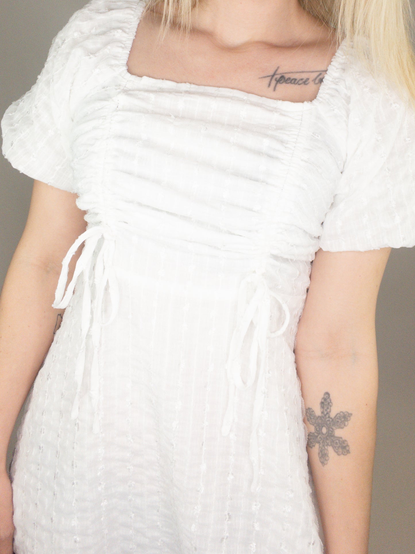 Saylor White Dress