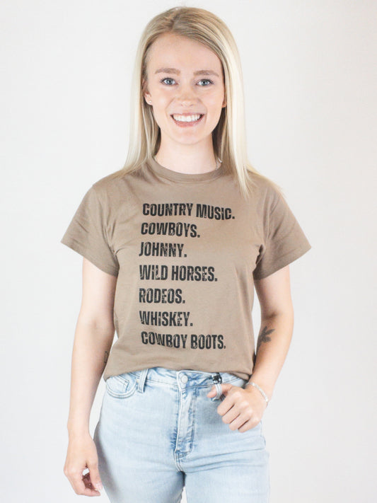 Country List Tee
