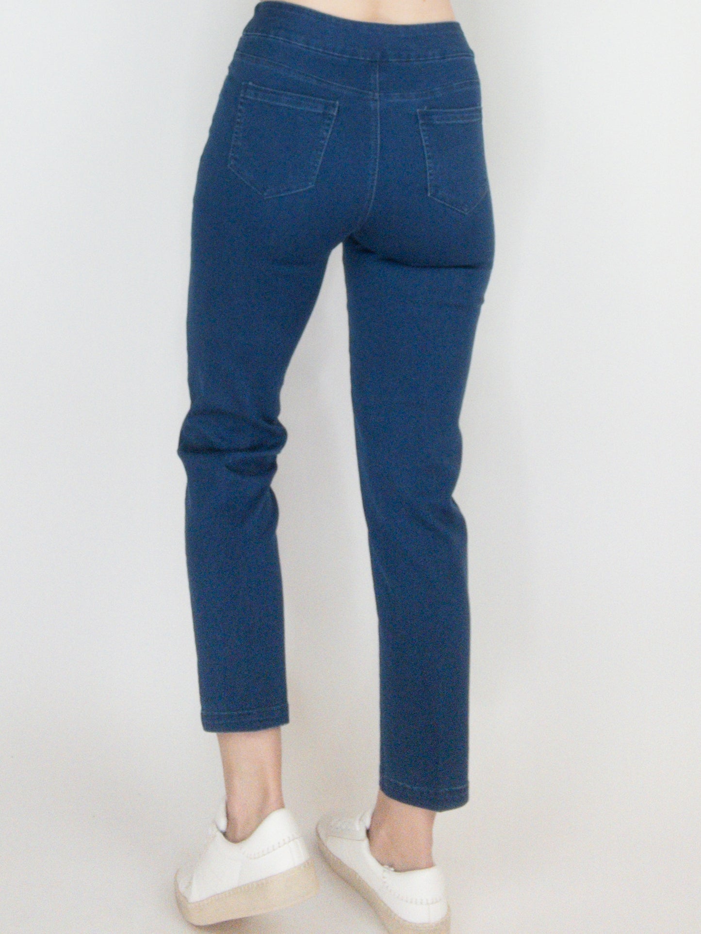 Lulu-B Pull-On Denim Ankle Pant