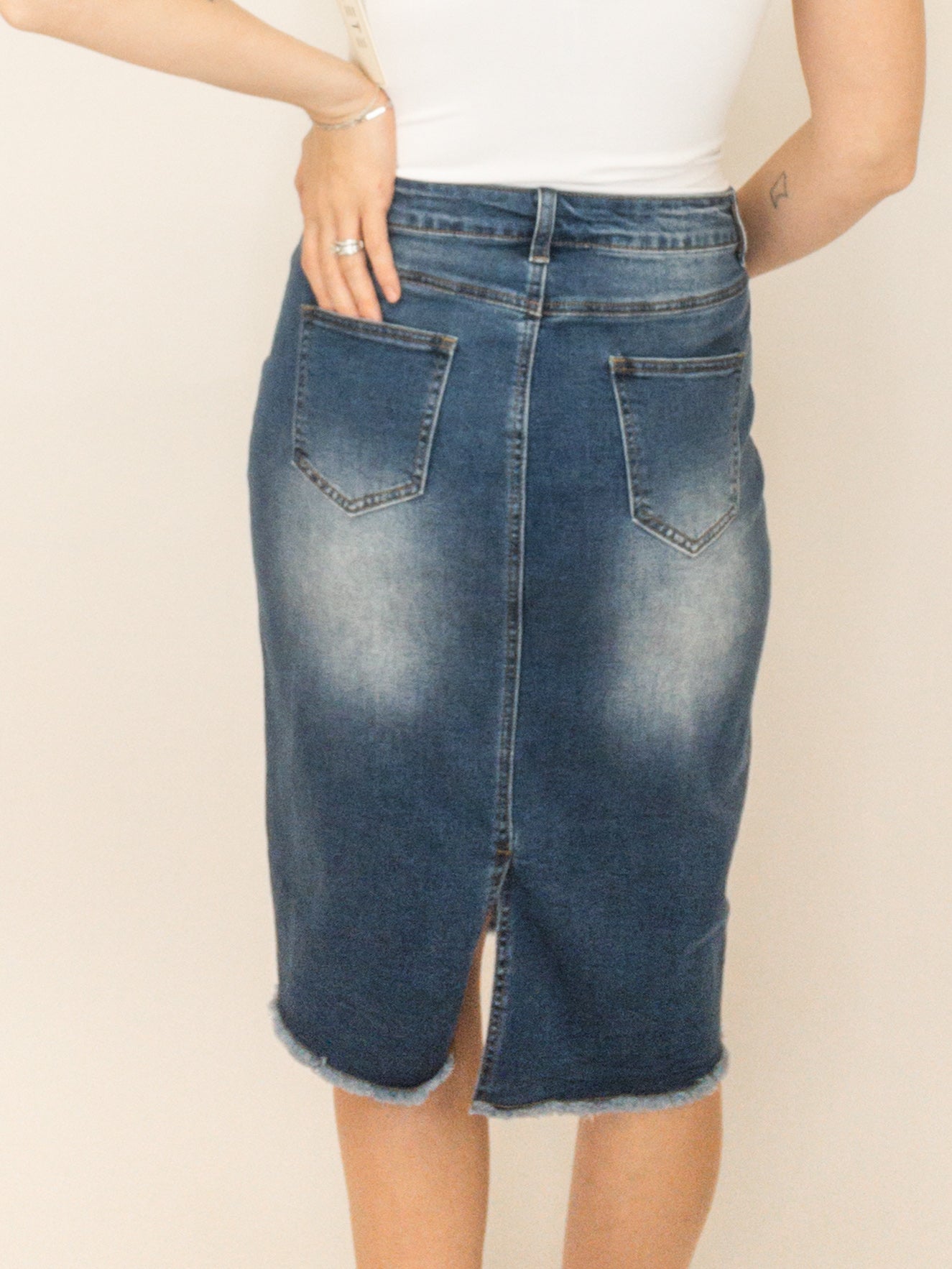 Denim Blue Skirt