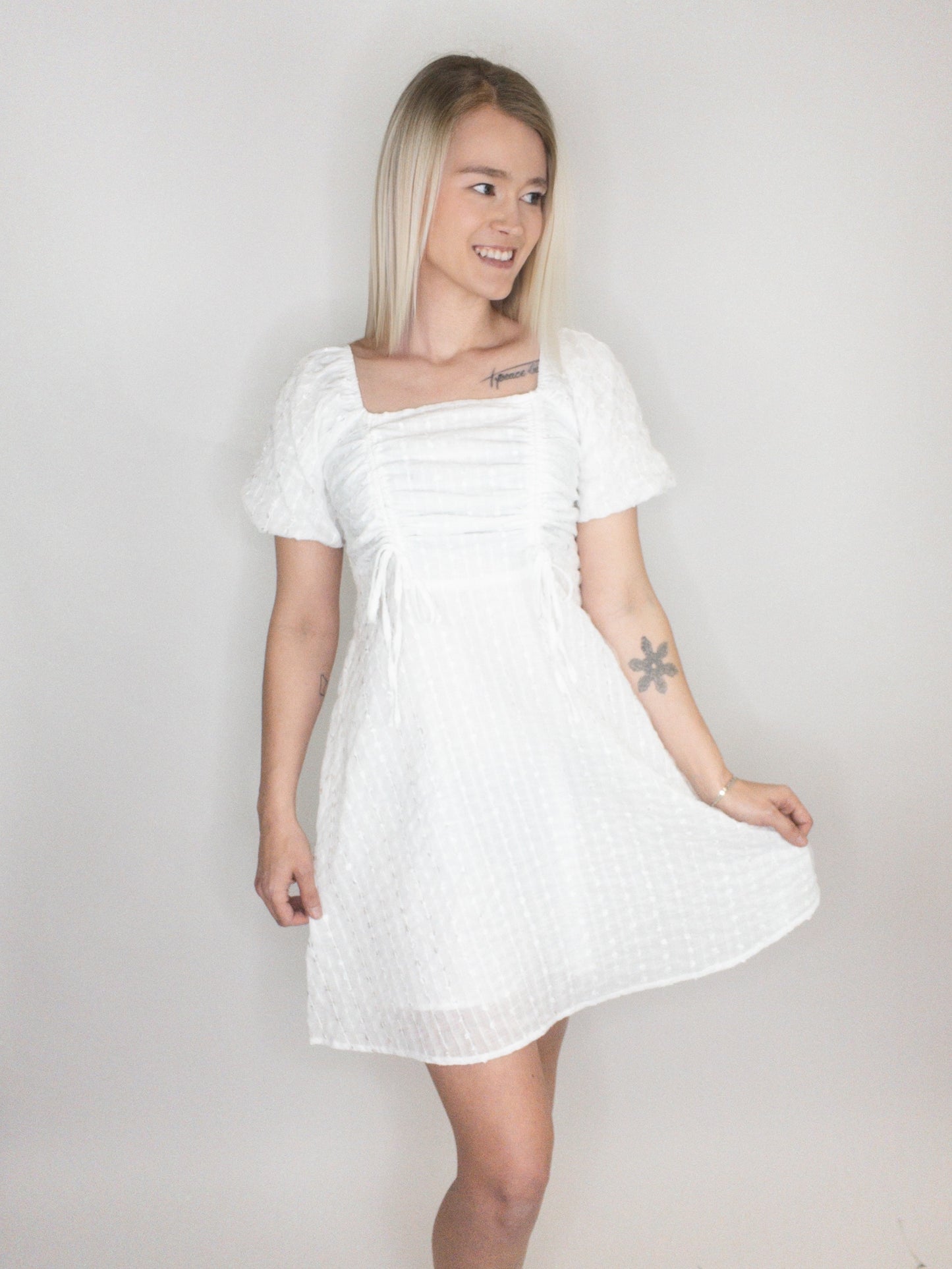 Saylor White Dress
