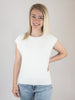 Ivory Waffle Knit Sweater Top